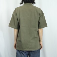 画像3: 90's〜 KAVU USA製 コットンプルオーバーシャツ M (3)
