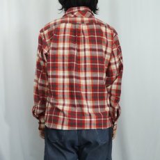 画像3: 70's JCPenney チェック柄 ヘビーネルシャツ L (3)