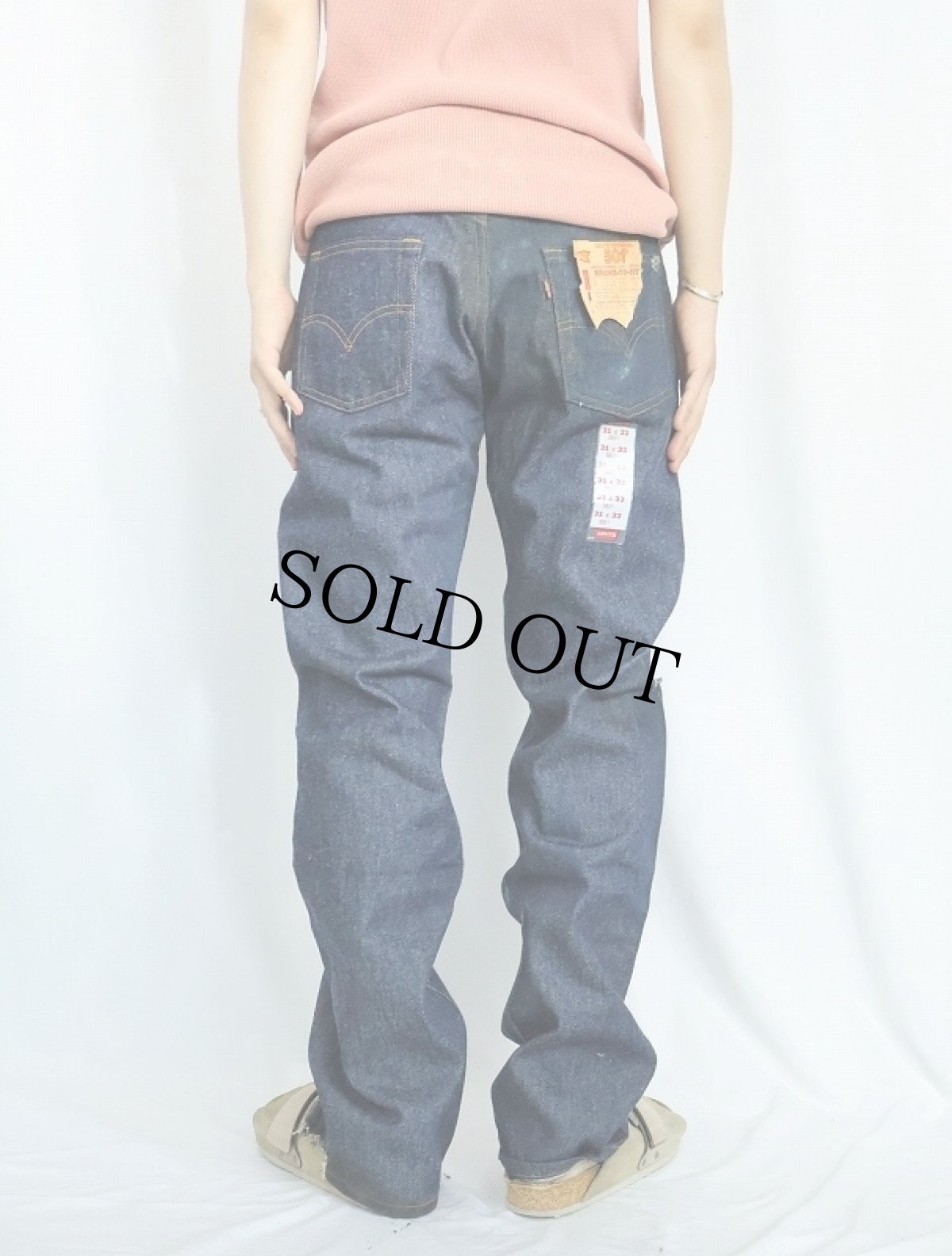 画像5: 90's Levi's 501 USA製 デニムパンツ フラッシャー付き DEADSTOCK W32 (5)