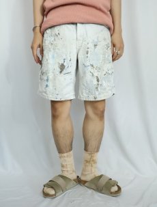 画像2: Dickies ペンキペイント コットンペインターショーツ W31 (2)