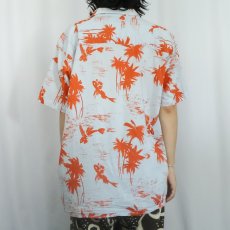 画像3: 2015SS Patagonia "ORGANIC COTTON" ヤシの木柄 コットンハワイアンシャツ XL  (3)