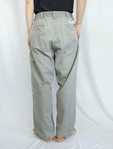 画像2: POLO Ralph Lauren "POLO CHINO" 2タック コットンチノトラウザーズ W33 (2)