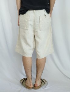 画像3: OLD NAVY SURPLUS COMPANY リネンショーツ W36 (3)