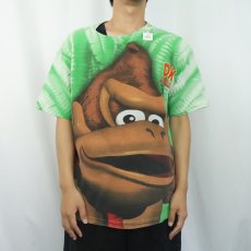 画像3: 90's Nintendo USA製 "DONKEY KONG COUNTRY" 大判 ゲームプリントTシャツ ONESIZE (3)
