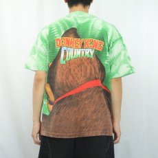 画像4: 90's Nintendo USA製 "DONKEY KONG COUNTRY" 大判 ゲームプリントTシャツ ONESIZE (4)
