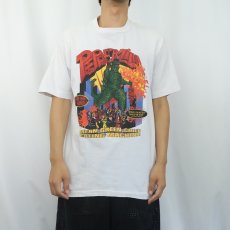 画像2: 90's USA製 "PEPPERZILLA" キャラクターパロディプリントTシャツ L (2)