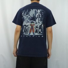 画像4: 90's DRAGONBALL Z USA製 アニメキャラクタープリントTシャツ NAVY M (4)