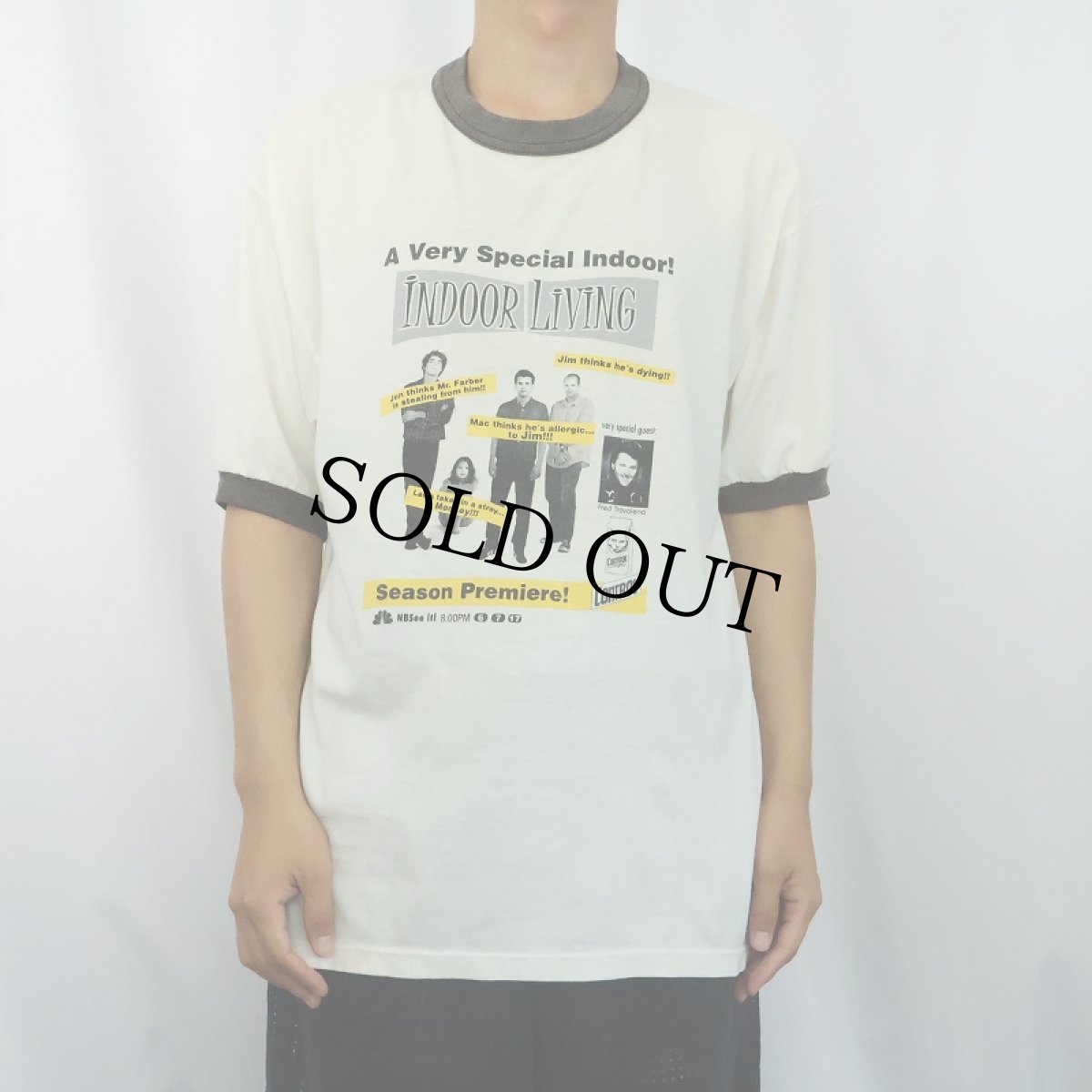 画像2: 90's Superchunk USA製 "Indoor Living" ロックバンド アルバムプリントリンガーTシャツ XL (2)