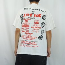 画像4: 90's USA製 "Big Friggin Deal" 音楽フェスティバル 大判プリントTシャツ L (4)