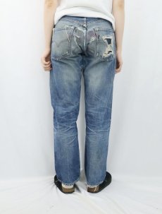 画像4: 60?70's LEVI'S 505 BIGE デニムパンツ W28 (4)