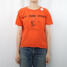 画像2: 70's "NOT PENN STATE" 染み込みプリントTシャツ M (2)