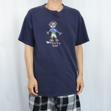 画像2: 90's Unwritten Law パンクロックバンドプリントTシャツ NAVY L (2)
