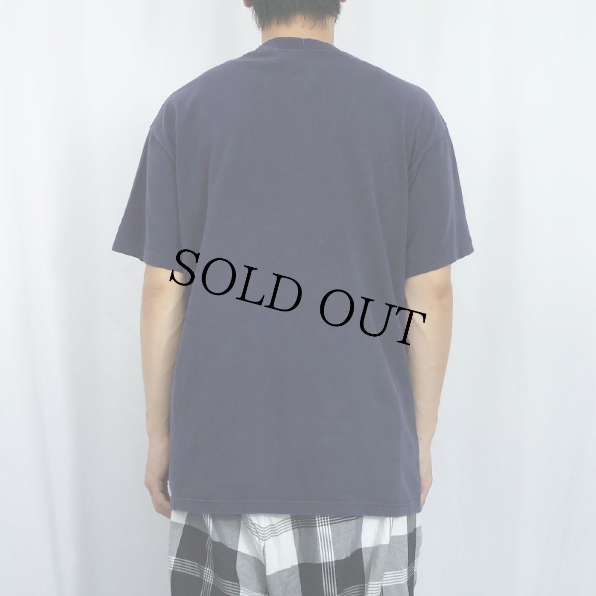 画像3: 90's Unwritten Law パンクロックバンドプリントTシャツ NAVY L (3)
