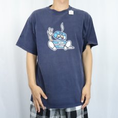 画像2: 90's Shorty's USA製 "Doh-Doh" キャラクタープリントTシャツ NAVY L (2)
