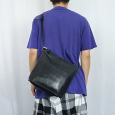 画像2: 80's COACH USA製 レザーショルダーバッグ BLACK (2)