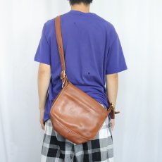 画像2: 90's COACH USA製 レザーショルダーバッグ (2)