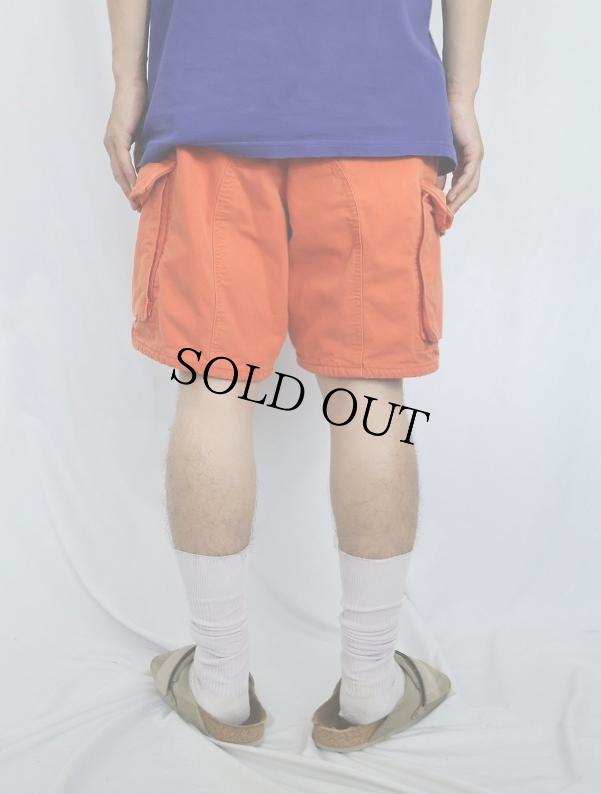 画像3: 90's POLO SPORT Ralph Lauren USA製 コットンカーゴショーツ W31 (3)