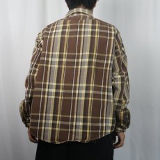 画像3: 70's Mr.Leggs USA製 チェック柄 ヘビーネルシャツ L (3)