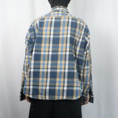 画像3: 80's Jeff Martin USA製 チェック柄 ヘビーネルシャツ XL (3)