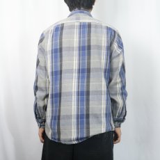 画像3: 90's FIELD MASTER USA製 チェック柄 ヘビーネルシャツ M (3)