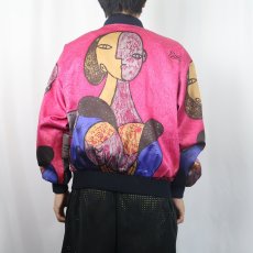 画像3: Pablo Picasso アート柄 ジップジャケット (3)