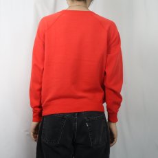 画像3: 80's USA製 "CEDARVILLE INDIANS"  インディアンヘッド プリントラグランスウェット L (3)