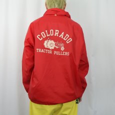 画像4: 60〜70's Champion C中ランタグ "COLORADO TRACTOR PULLERS" ナイロンコーチジャケット (4)