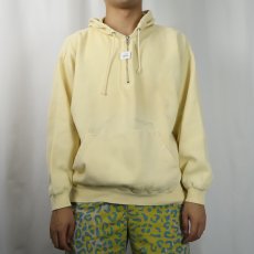 画像2: 90's GAP ハーフジップ スウェットフーディー M (2)