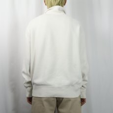 画像3: POLO Ralph Lauren 刺繍入り ハーフジップスウェット L  (3)