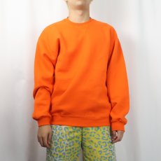 画像2: 80's RUSSELL ATHLETIC USA製 前V 無地スウェット XL (2)