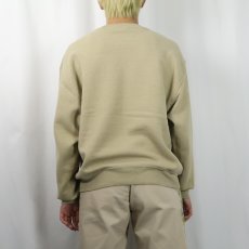 画像3: 90's RUSSELL ATHLETIC USA製 前V 無地スウェット L (3)