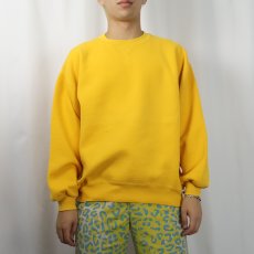画像2: 90's RUSSELL ATHLETIC USA製 前V 無地スウェット XL (2)