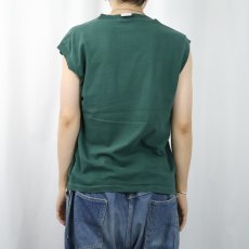 画像3: 60〜70's PENNEY'S TOWNCRAFT Vネック 無地ノースリーブTシャツ L (3)