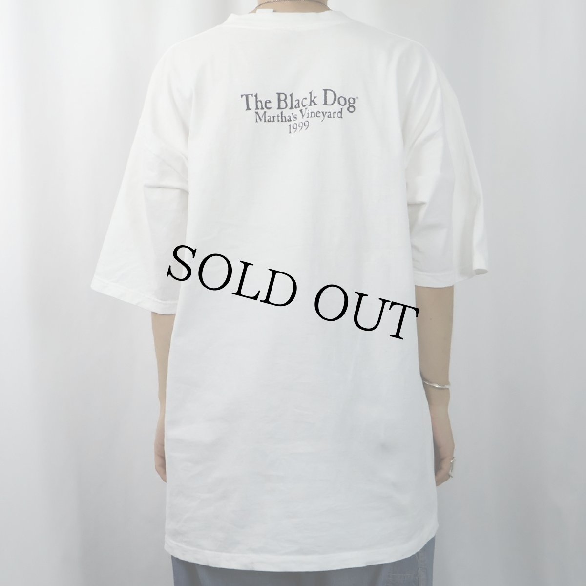 画像3: The Black Dog USA製 犬プリントTシャツ XL (3)