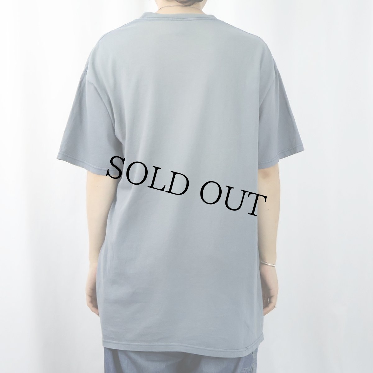 画像3: 90's Will Bullas "Duck Tape" アートプリントTシャツ GRAY XL (3)