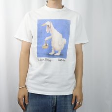 画像2: 90's Will Bullas "The Easter Bunny" アートプリントTシャツ M (2)
