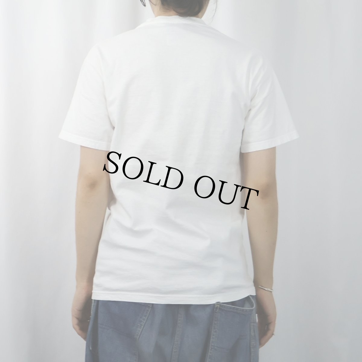 画像3: 90's Will Bullas "The Easter Bunny" アートプリントTシャツ M (3)