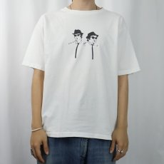 画像2: 90's THE BLUES BROTHERS USA製 "House of Blues" コメディ映画プリントTシャツ L (2)