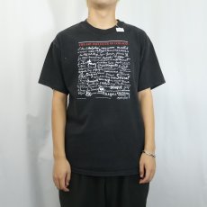 画像2: 90's USA製 "THE ART INSTITUTE OF CHICAGO" 美術館プリントTシャツ BLACK L (2)