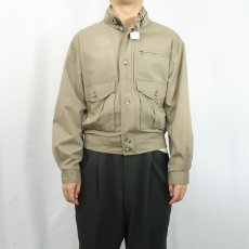 画像2: 80's Eddie Bauer チンスト付き コットンハンティングジャケット S (2)