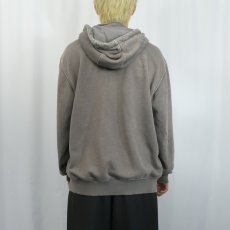画像3: Carhartt "LOOSE Fit" ハーフジップ フェードスウェットフーディー (3)