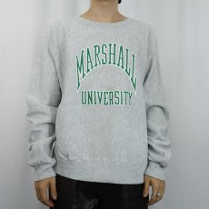 画像2: 90's MVP USA製 REVERE WEAVE TYPE "MARSHALL UNIVERSITY" プリントスウェット XL (2)