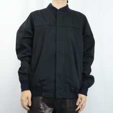 画像2: 90's〜 ORIGINAL WINDBREAKER ポリエステル×コットンダービージャケット BLACK L (2)