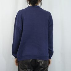 画像3: 80's RUSSELL ATHLETIC USA製 "REHOBOTH" 前V プリントスウェット NAVY L (3)