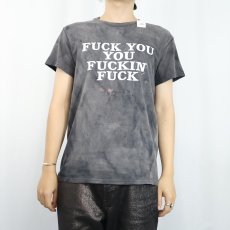 画像2: 90's〜 "FUCK YOU YOU FUCKIN' FUCK" メッセージプリントTシャツ  (2)