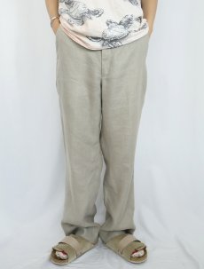 画像2: BANANA REPUBLIC リネンパンツ W35 (2)