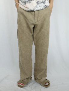 画像2: BANANA REPUBLIC "RELAXED FIT" リネンパンツ W35 (2)