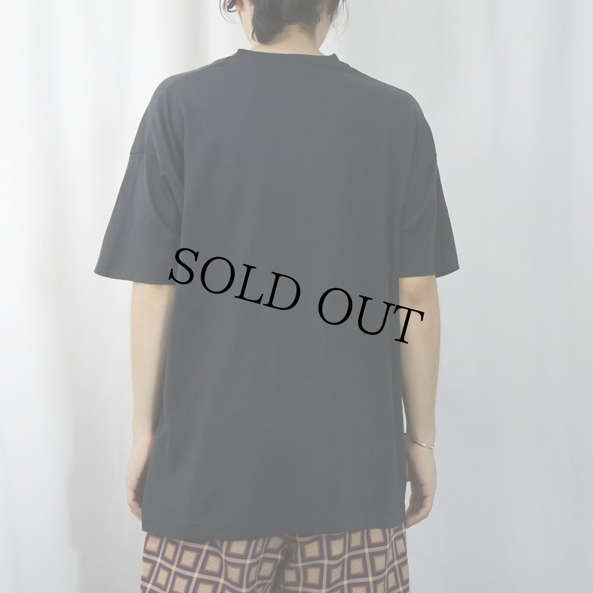 画像3: 90's USA製 無地ポケットTシャツ BLACK XL (3)