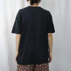画像3: 90's USA製 無地ポケットTシャツ BLACK XL (3)