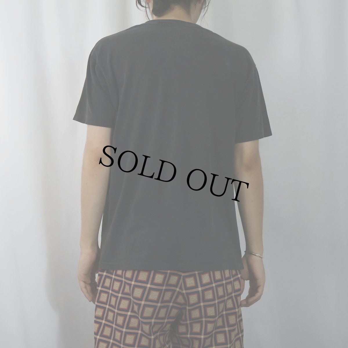 画像3: 90's Hanes 無地ポケットTシャツ BLACK L (3)